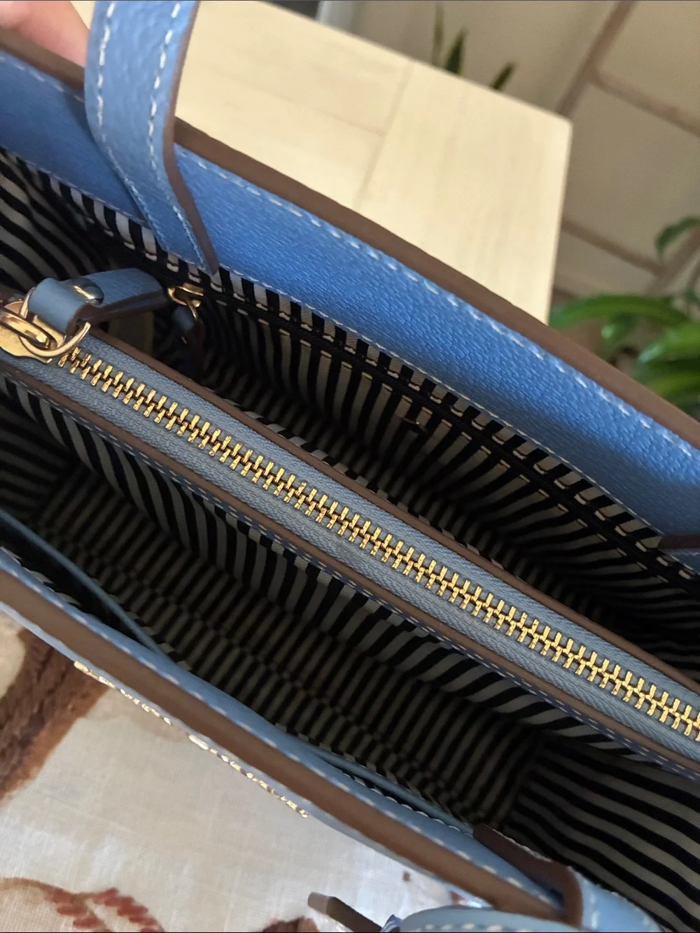 kate spade Baby Blue Leather Satchel